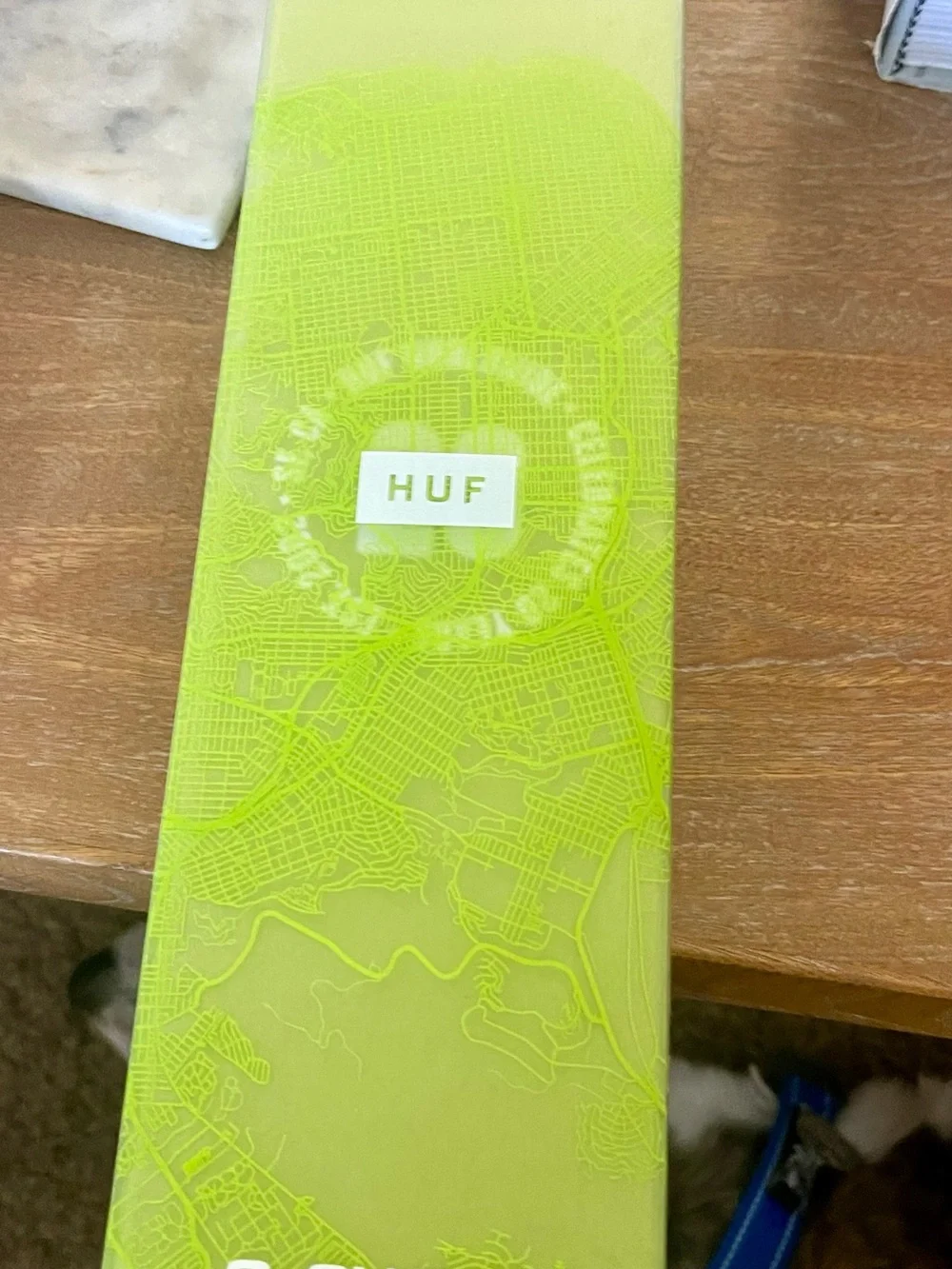 G-Shock Lime Green huf limited edition watch in case